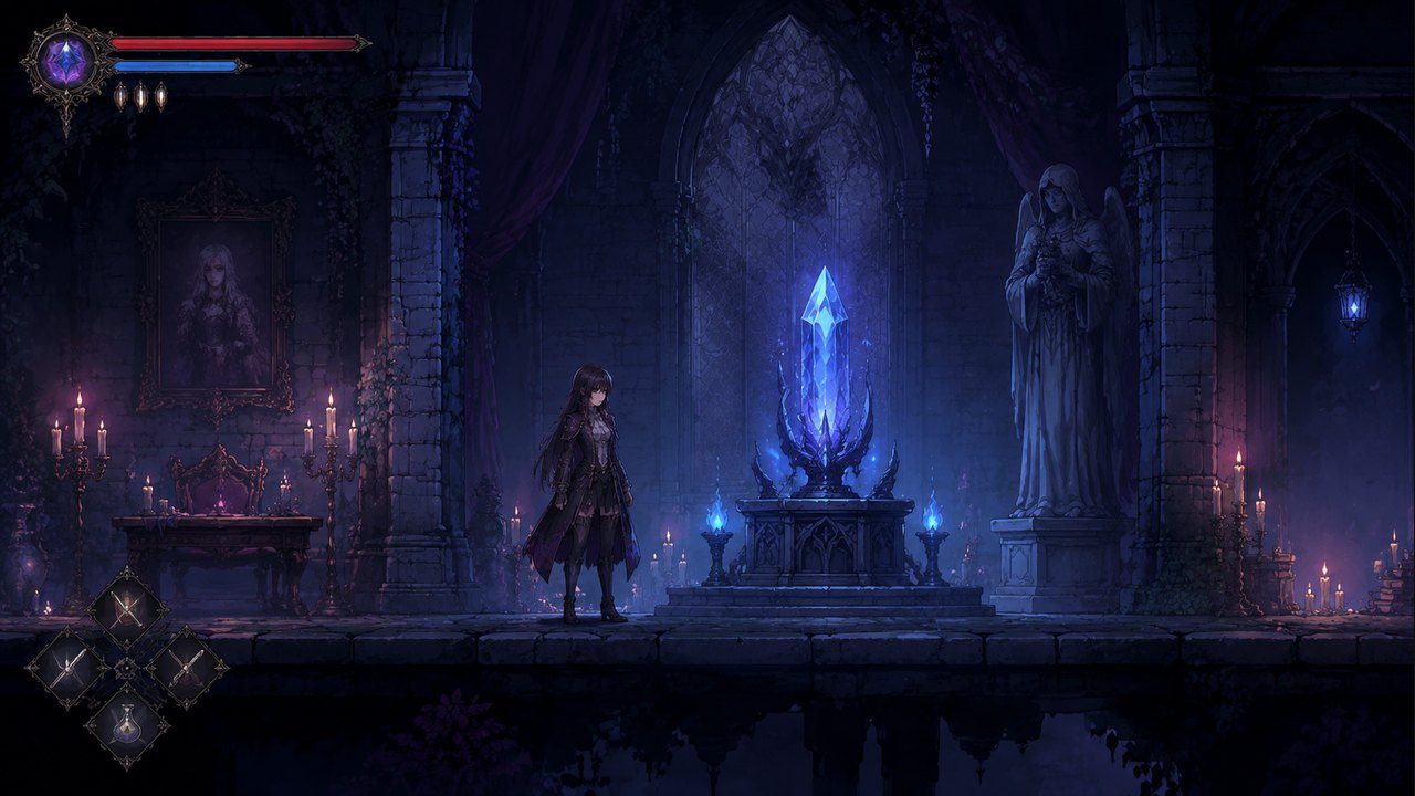 哥特少女勇闯恶魔城2 探索场景 玩法截图 5